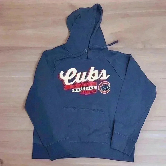 Chicago Cubs Womens Genuine Merchandise by Campus Lifestyle S Hoodie Sweatshirt - Picture 5 of 8
